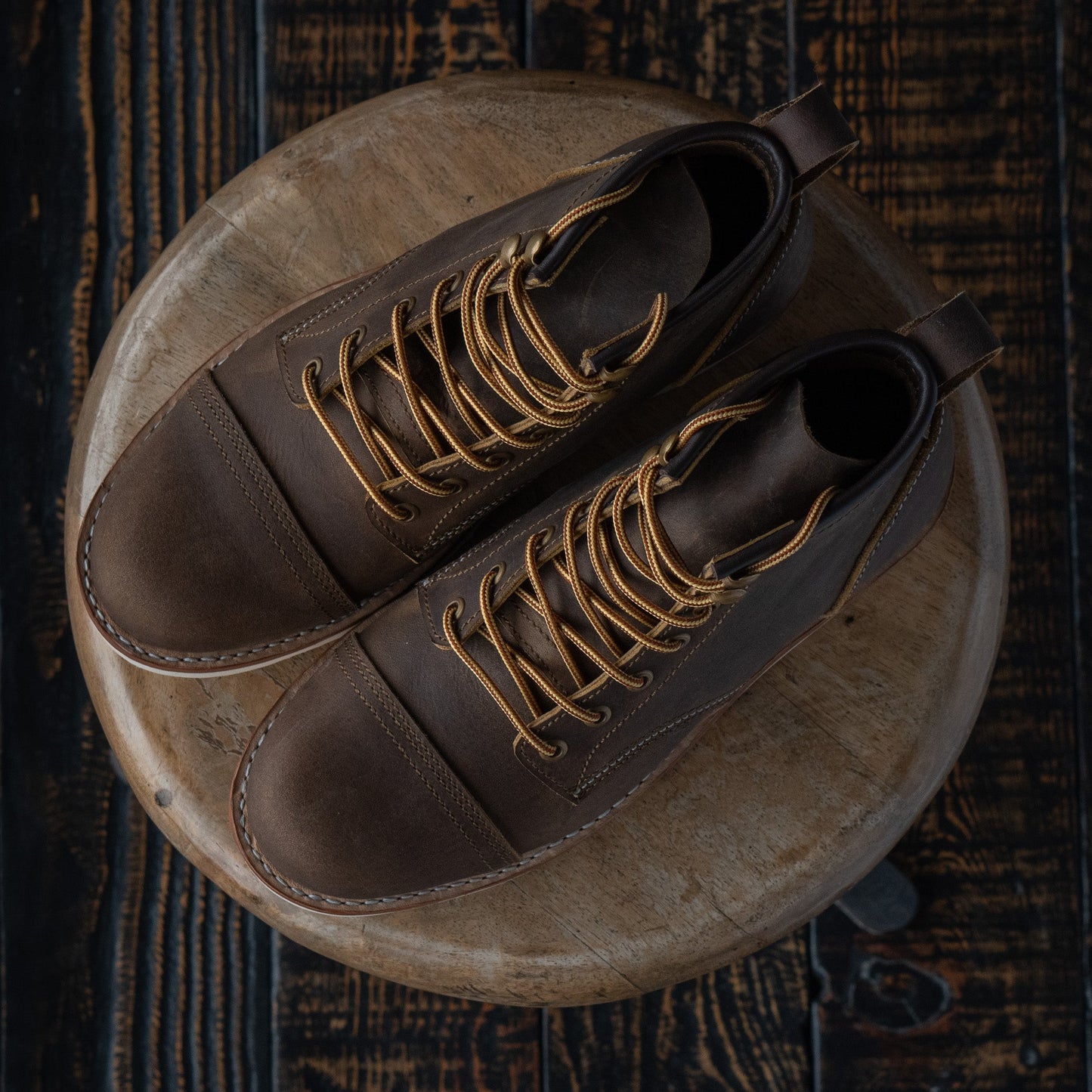 Ranger Scout Toe Cap 6" (Vintage Brown) Goodyear Welted
