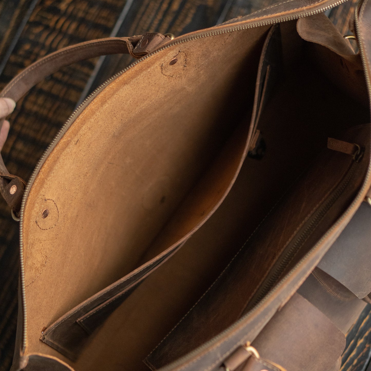 Diplomat Duffle Weekender (Vintage Brown)