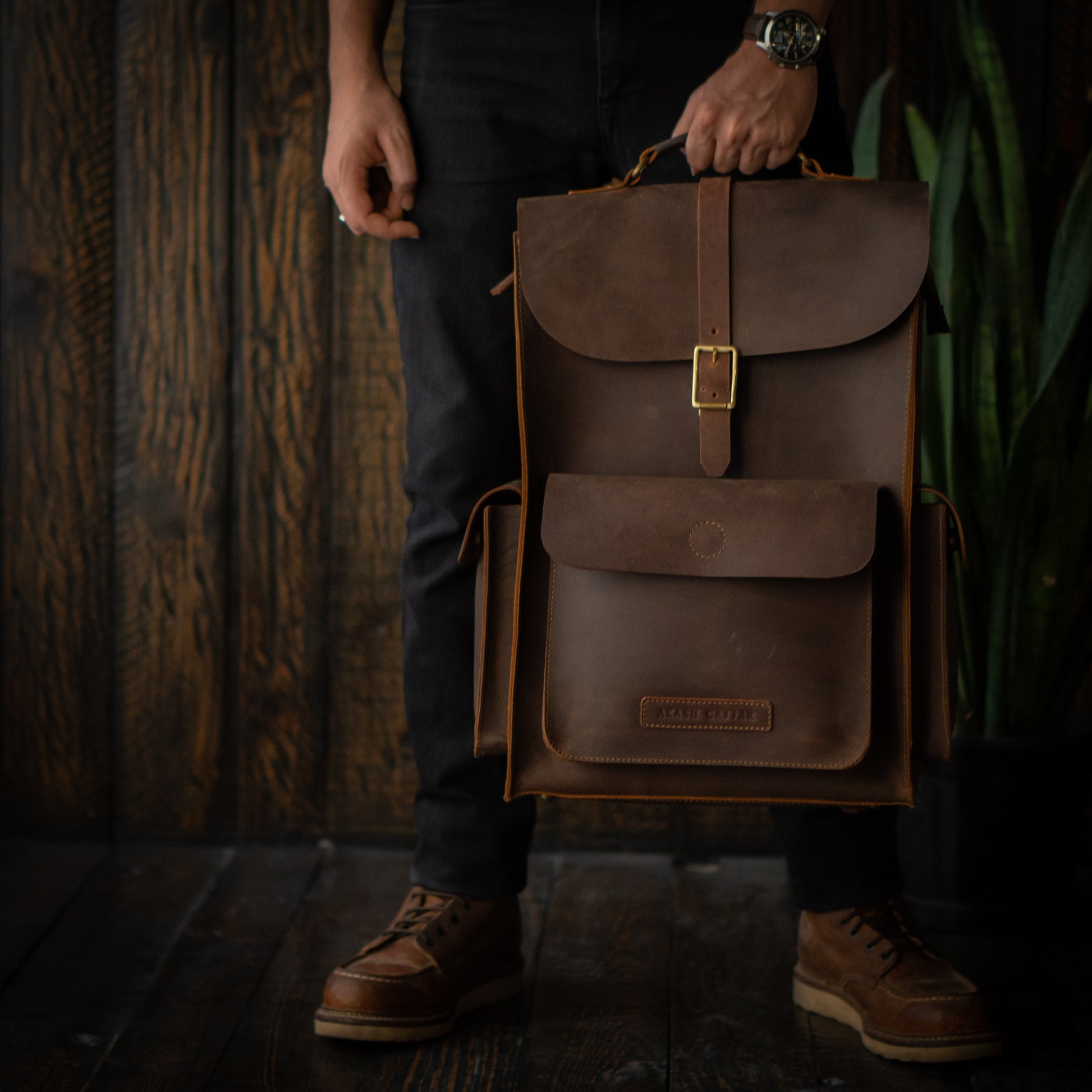 best leather backpacks men Heritage Backpack (Vintage Brown)