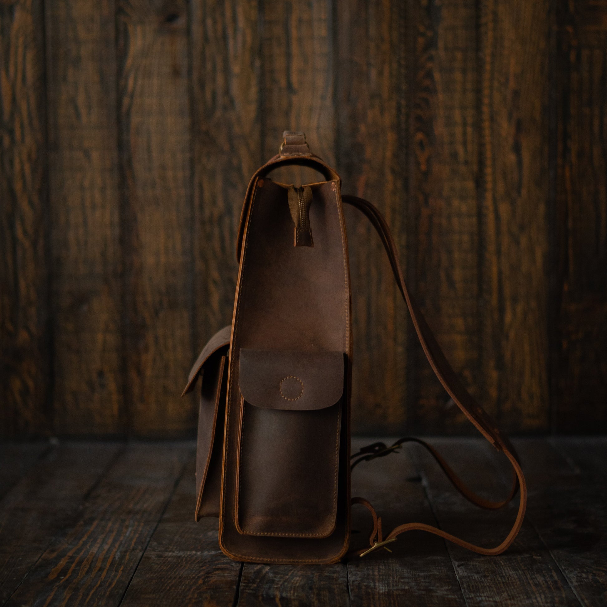 brown vintage haiku leather backpack Heritage Backpack (Vintage Brown)