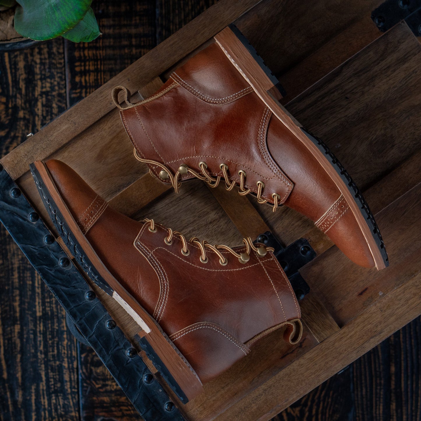 Legacy Toe Cap Boot 6" (Saddle Tan) Goodyear Welted